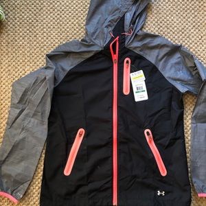 Under Armor Women’s full-zip windbreaker NWT!!